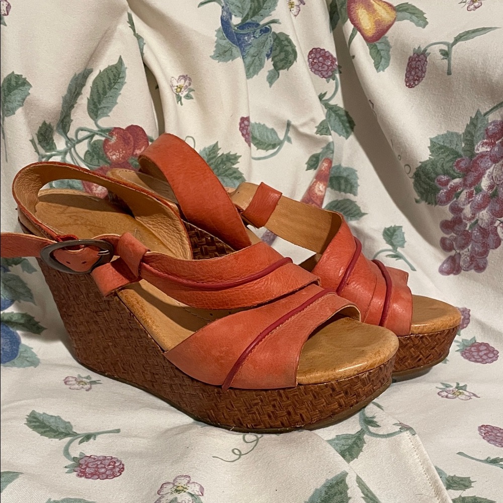 Women's Coral Wedge Sandals